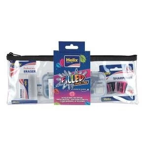 image of Helix Filled Pencil Case Pack of 6 HX1638