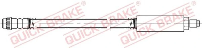 Image of QUICK BRAKE Brake hose QUICK BRAKE 32.827