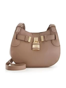 image of Dune London Damien Crossbody Bag - Taupe