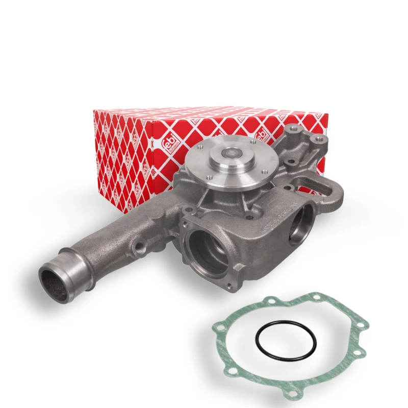 Image of FEBI BILSTEIN 35687 Water pump Grey Cast Iron, with gasket/seal Grey Cast Iron Water Pump (1260)