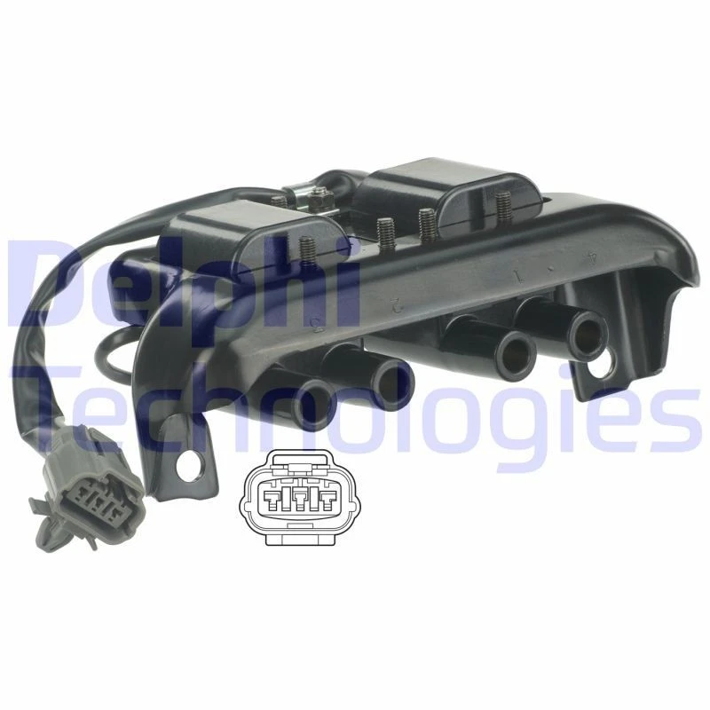 Image of DELPHI GN10771-12B1 Ignition coil Coil,ignition (689)