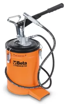 Beta Tools 1750KG10 Lever-Operated Grease Gun 10KG + 2M High-Pressure Hose