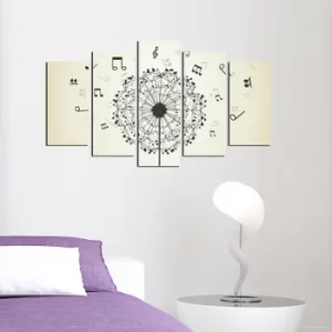 Image of 5ABSMDF-80 Multicolor Decorative MDF Painting (5 Pieces)