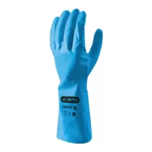 Image of Frisco 95 Blue Nitrile Gloves - Size 10/XL