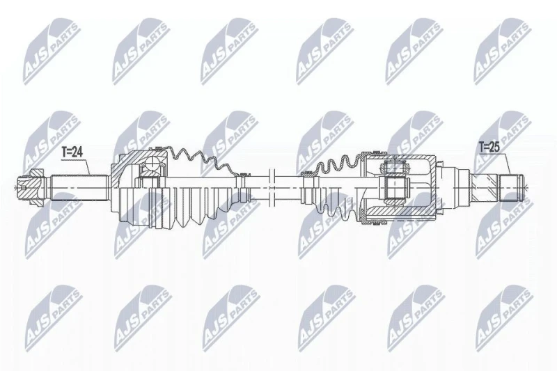 Image of NTY Drive shaft NTY NPW-MS-063