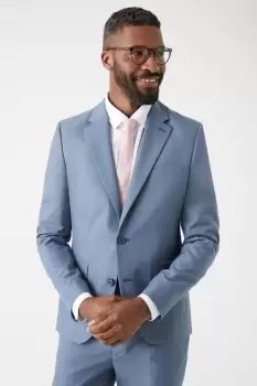 Image of Mens Slim Fit Blue Suit Jacket