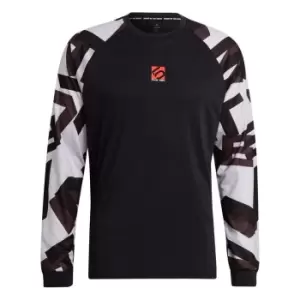 Image of Five Ten Ten Trail X Long Sleeve Jersey - Black