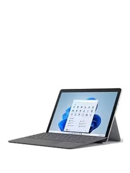 image of Microsoft Surface Go 3 With Black Type Cover, 10.5" Touchscreen, Intel Pentium Gold, 4GB Ram, 64GB SSD Plus Optional Microsoft 365 Personal (12 Months