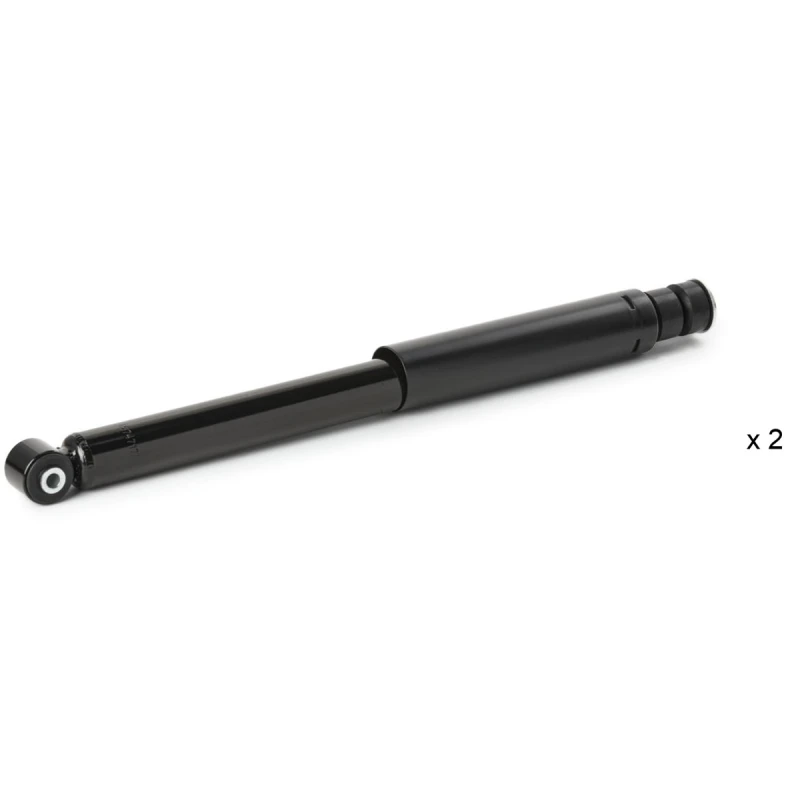 Image of RIDEX 854S18105 Shock absorber Rear Axle, Gas Pressure, Twin-Tube, Bottom eye Shock Absorber (854)
