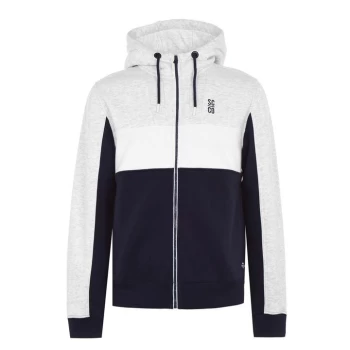 Image of SoulCal Cut and Sew Hoodie Mens - Grey M/Navy
