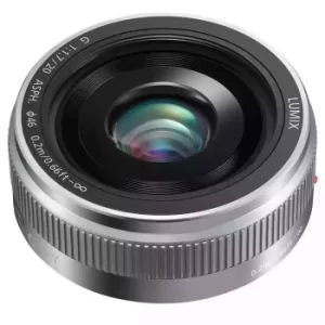 image of Panasonic Lumix G 20mm f/1.7 II ASPH Pancake Lens Silver