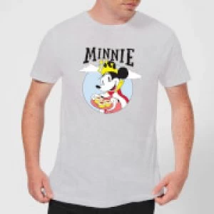 Image of Disney Mickey Mouse Queen Minnie Mens T-Shirt - Grey - L