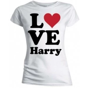 Image of One Direction Love Harry Skinny White TS: Large