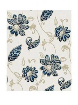 Image of Boutique Juliet Sapphire Wallpaper