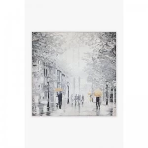 Image of Rainy Manhattan Scene Canvas