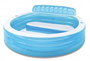 Image of Intex 7.5ft Swim Centre Round Family Pool with Chair - 640L