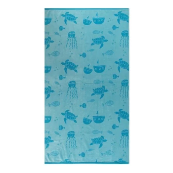 image of Linea Kids Sea Beach Towel - Sea