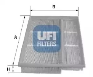Image of 30.119.00 UFI Air Filter