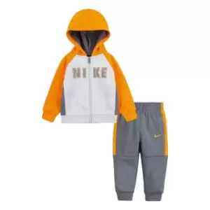 Image of Nike Therma Hoodie and Jogging Bottoms Set Baby Boys - Grey