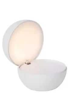 Image of Clipper Modern Rechargeable Table lamp - Battery - Ø12cm - LED - 1x2,2W 2700K - White