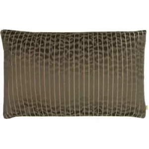 Image of Kai Wrap Caracal Abstract Animal Print Cushion Cover, Earth, 40 x 60 Cm