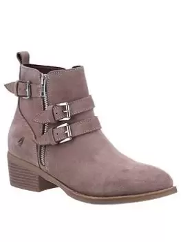 Image of Hush Puppies Jenna Western Boot - Taupe, Size 4, Women