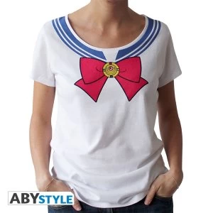 image of Sailor Moon - Cosplay Womens Large T-Shirt - White