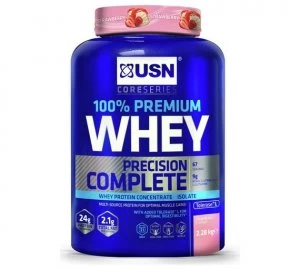 image of USN 100% Whey Protein Shake Strawberry 2.28kg