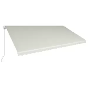 Image of Vidaxl Manual Retractable Awning 600X300 Cm Cream