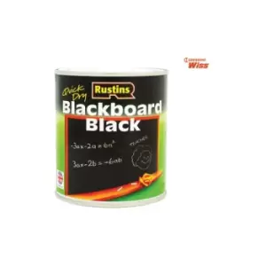 image of Quick Dry Blackboard Black 100ml - RUSQDBB100