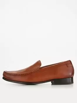 Image of Ted Baker Labi Leather Loafers, Tan, Size 11, Men