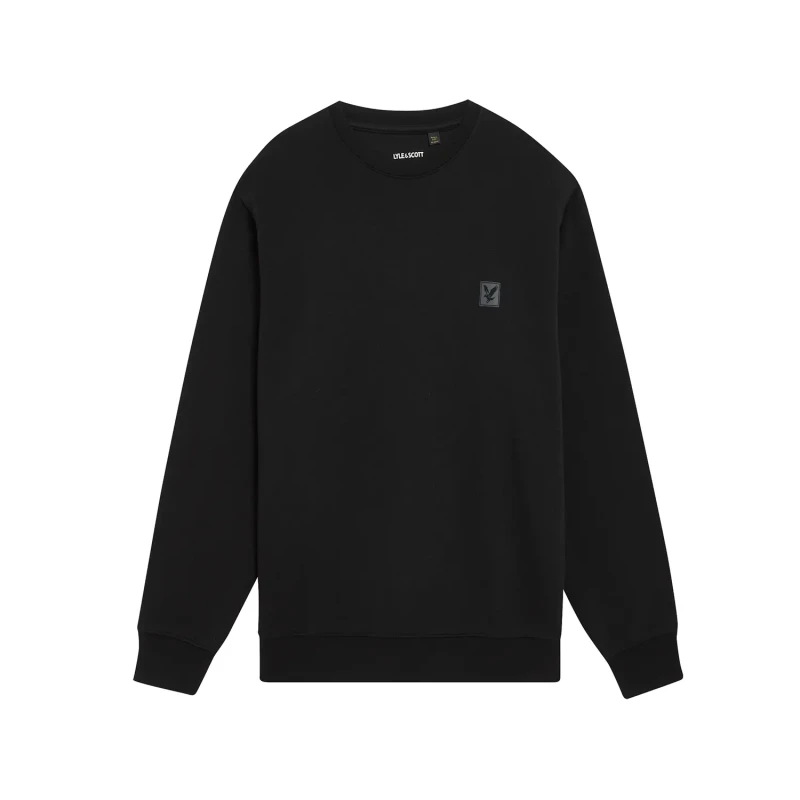 Image of Lyle & Scott Round neck sweatshirt Lyle & Scott Loungewear Noir Male L
