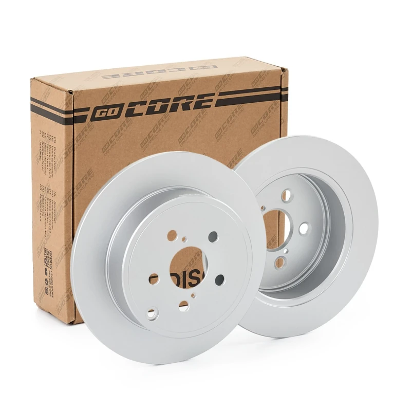 Image of goCORE GCH20104 Brake disc Rear Axle, Solid, Cast Iron, Coated, without bolts/screws Cast Iron Brake Disc (82)