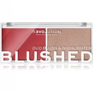 Image of Revolution Relove Colour Play Blush with Illuminator Shade Cute 5,8 g