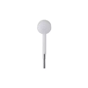 image of Beat Single Spray Showerhead - White - Mira