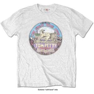 Image of Tom Petty & The Heartbreakers - The Great Wide Open Unisex Large T-Shirt - White