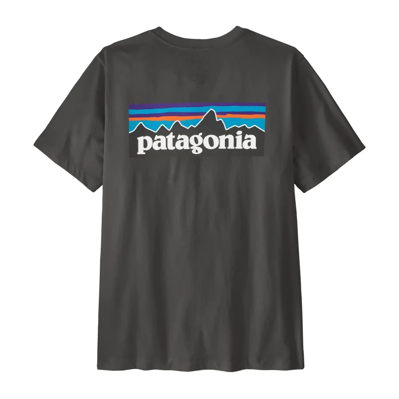Image of T-Shirt Patagonia Logo Noir Male 2XL