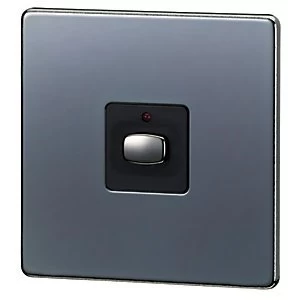 Energenie Mihome Radio Controlled Smart Single Light Switch - Nickel