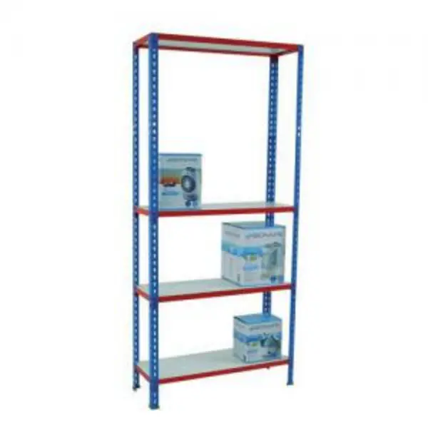 Image of ESE Direct Melamine Faced Boltless Shelving, 175kg UDL per shelf, 4 shelves, 2000H x 900W x 300D mm 404226 Garage Shelving