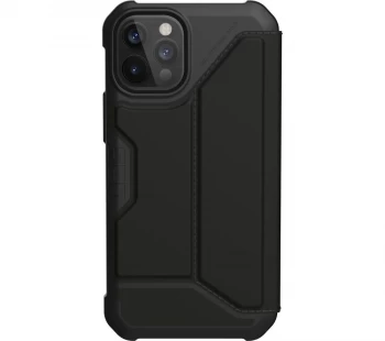 image of Urban Armor Gear Metropolis Rugged iPhone 12 & 12 Pro Case - Black