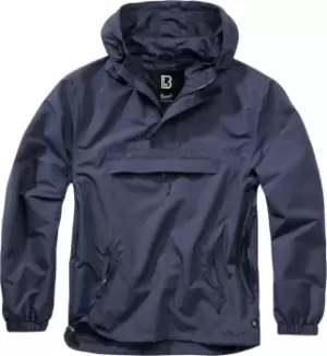 Image of Brandit Summer Windbreaker Hoodie, blue, Size L, blue, Size L