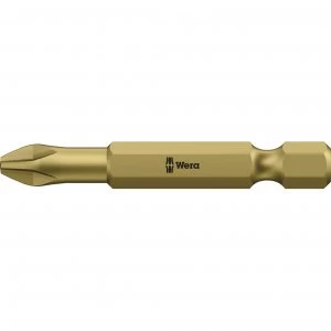 Image of Wera Torsion Extra Hard Phillips Screwdriver Bits PH2 50mm Pack of 10