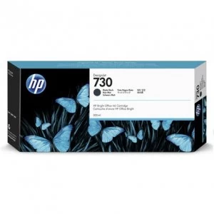 Image of HP 730 Matte Black Ink Cartridge 300ml