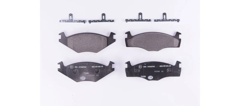 Image of HELLA Brake pad set HELLA 8DB 355 006-381