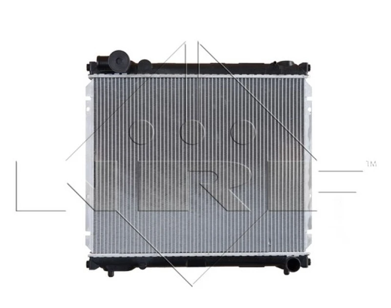 Image of NRF 50448 Engine radiator Brazed cooling fins, Aluminium, without sensor Aluminium Radiator,engine cooling (470)