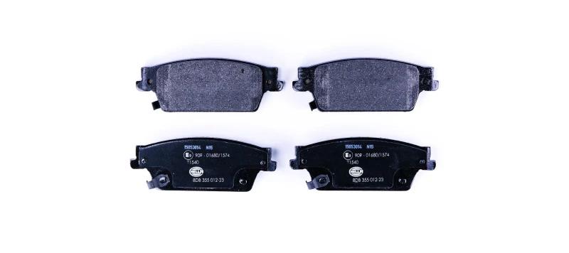 Image of HELLA Brake pad set HELLA 8DB 355 012-231