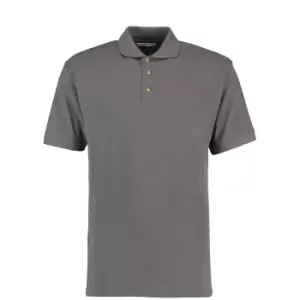 Image of Kustom Kit Workwear Mens Short Sleeve Polo Shirt (S) (Graphite)