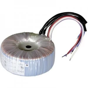 Image of Toroidal core transformer 2 x 115 V 2 x 12 V AC 500 VA 20.84 A