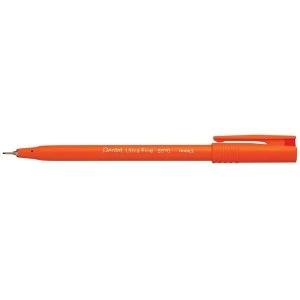 Image of Pentel S570 B Plastic Tipped Ultra Fineliner Pen Red Pack of 12