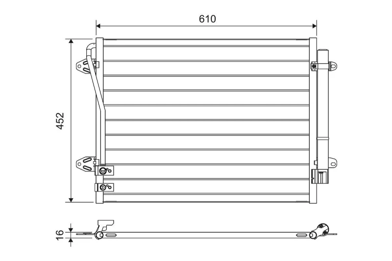 Image of Air conditioning condenser VALEO 814039